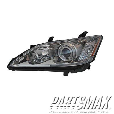 2518 | 2010-2011 LEXUS ES350 LT Headlamp lens/housing Halogen | LX2518116|8117033740