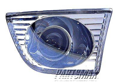 1590 | 2002-2002 LEXUS IS300 RT Fog lamp lens/housing Sedan; White | LX2595102|8121153031