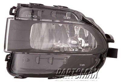 2595 | 2008-2011 LEXUS GS460 RT Fog lamp lens/housing  | LX2595107|8121130312
