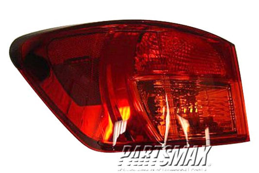 2818 | 2006-2008 LEXUS IS250 LT Taillamp lens/housing Outer; From 3-06 | LX2818110|8156153171