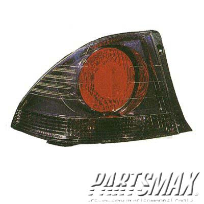 2230 | 2001-2001 LEXUS IS300 RT Taillamp lens/housing 4dr sedan; quarter panel mounted | LX2819105|8155153031