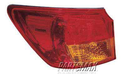 2819 | 2006-2006 LEXUS IS250 RT Taillamp lens/housing outer | LX2819108|8155353170