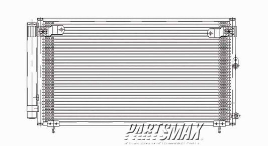 3030 | 2001-2005 LEXUS IS300 Air conditioning condenser all | LX3030104|8846053010