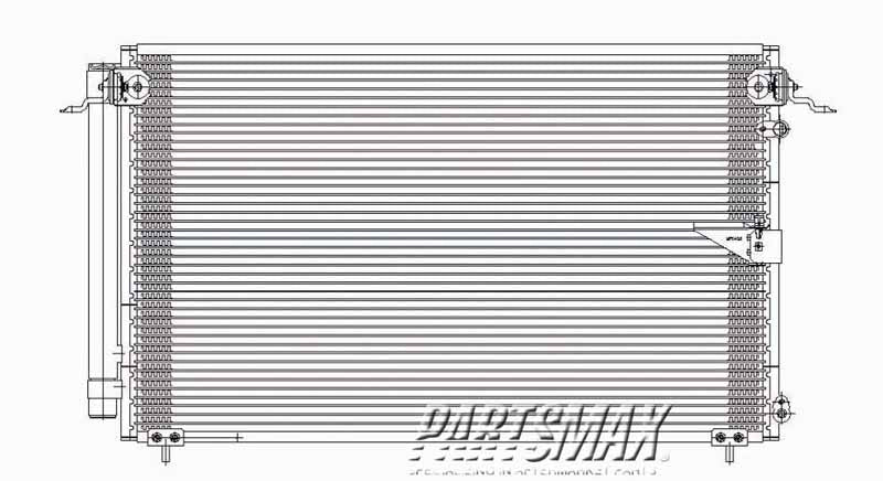 3030 | 2001-2003 LEXUS LS430 Air conditioning condenser all | LX3030106|8846050180