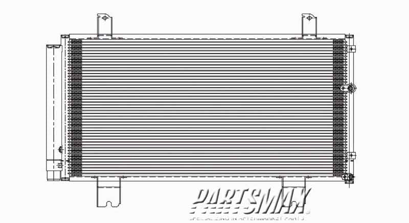 3030 | 2006-2013 LEXUS IS350 Air conditioning condenser all | LX3030119|8846053030