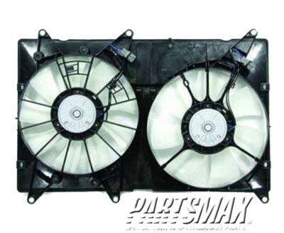 3115 | 2001-2003 LEXUS RX300 Radiator cooling fan assy Motor/Blade/Shroud Dual Fan Assy; see notes | LX3115102|1636320360