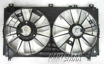 3115 | 2009-2011 LEXUS IS250 Radiator cooling fan assy Motor/Blade/Shroud Assy; see notes | LX3115118|1636374340-PFM