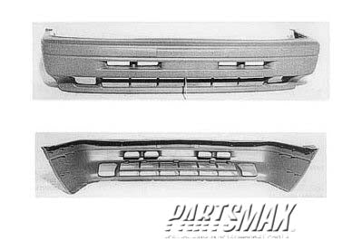 1000 | 1990-1992 MAZDA 626 Front bumper cover prime | MA1000116|G23050030BB