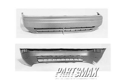 1000 | 1995-1995 MAZDA 323 Front bumper cover LS; prime | MA1000139|BR7150031A