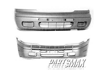 250 | 1996-1998 MAZDA MPV Front bumper cover ES | MA1000155|LB8350031E