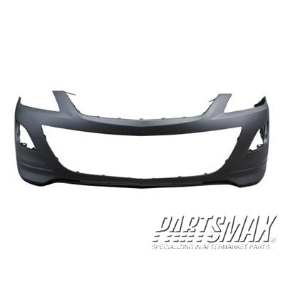 250 | 2010-2012 MAZDA CX-9 Front bumper cover prime | MA1000225|TE6950031ABB