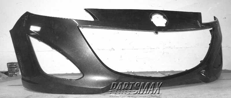 1000 | 2012-2017 MAZDA 5 Front bumper cover prime | MA1000234|C51350031BBB