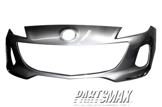 250 | 2012-2013 MAZDA 3 Front bumper cover 2.0L|2.5L; prime | MA1000235|BGV450031EBB