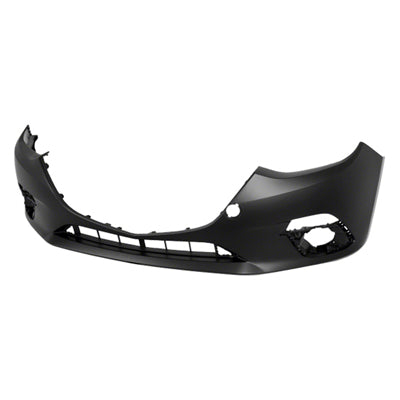 250 | 2014-2016 MAZDA 3 Front bumper cover Sedan/H/B; prime | MA1000239|BJS750031A9U