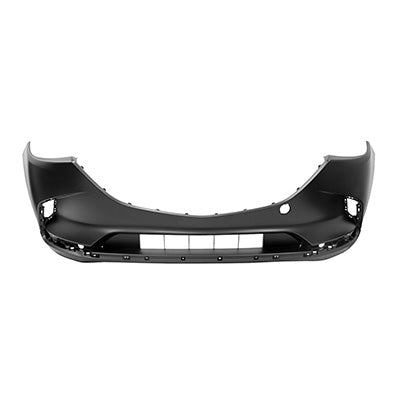 1000 | 2016-2022 MAZDA CX-9 Front bumper cover w/o Parking Sensors; prime | MA1000244|TK4850031JBB