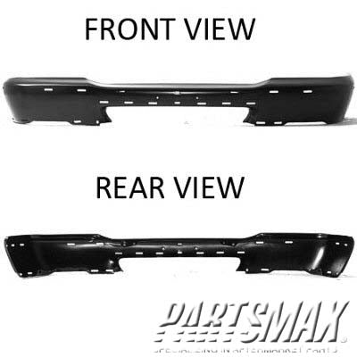 1002 | 2001-2010 MAZDA B2300 Front bumper face bar black | MA1002133|1F2050031A