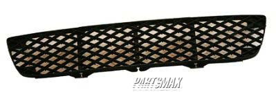 1036 | 2001-2003 MAZDA PROTEGE Front bumper grille 4dr sedan; DX/ES/LX/SE; center; matte-black | MA1036101|BL8D501T1A