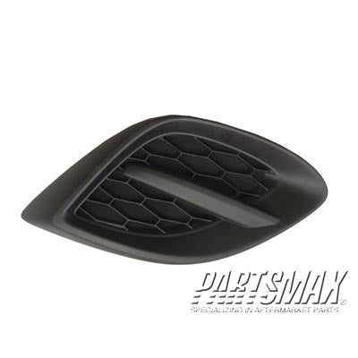 1038 | 2011-2012 MAZDA 2 LT Front bumper insert Fog Lamp Opening Cover; w/o Fog Lamps | MA1038108|DR6250C21