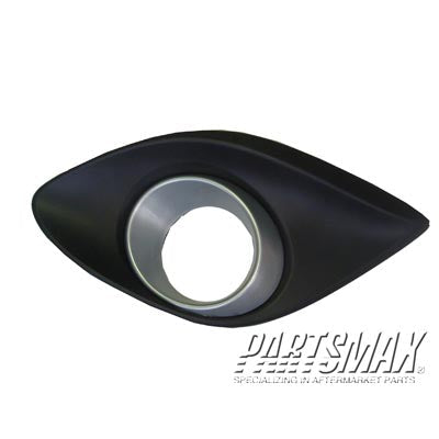 1038 | 2011-2014 MAZDA 2 LT Front bumper insert Fog Lamp Bezel; w/Fog Lamps | MA1038109|DR6150C20A