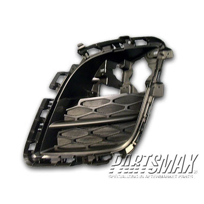 520 | 2010-2012 MAZDA CX-7 LT Front bumper insert Fog Lamp Bezel; w/Fog Lamps | MA1038116|EH4550C21E