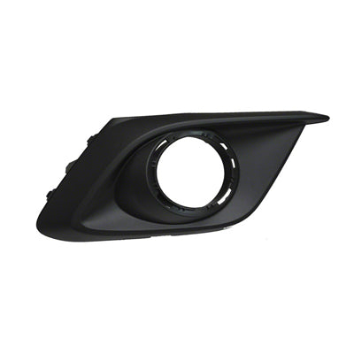 1039 | 2014-2016 MAZDA 3 RT Front bumper insert Fog Lamp Bezel; w/Fog Lamps; Black | MA1039128|BJE150C11A