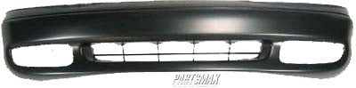 1100 | 1993-1997 MAZDA 626 Rear bumper cover matte-black | MA1100166|MA1100166