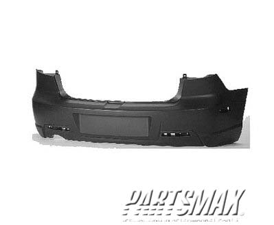 2430 | 2007-2009 MAZDA 3 Rear bumper cover 4dr sedan | MA1100192|BS4N50221CAA