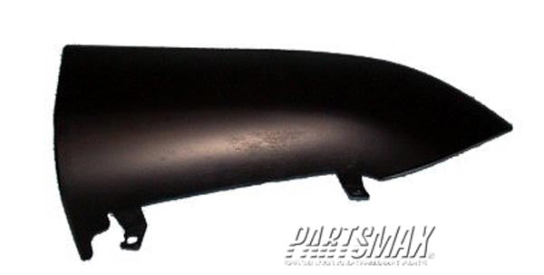 2770 | 2004-2006 MAZDA 3 LT Rear bumper filler black; code 16W; 4dr sedan | MA1182102|BN9C519W0B08