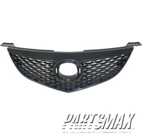 1200 | 2004-2006 MAZDA 3 Grille assy 4dr sedan; w/black bar | MA1200176|BN8V50710C