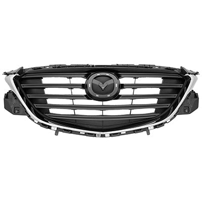 1200 | 2016-2020 MAZDA CX-9 Grille assy GS|GS-L|SPORT|TOURING; Black | MA1200210|TK4850710G