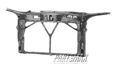 1225 | 2004-2009 MAZDA 3 Radiator support support assembly | MA1225127|BP4K53110J