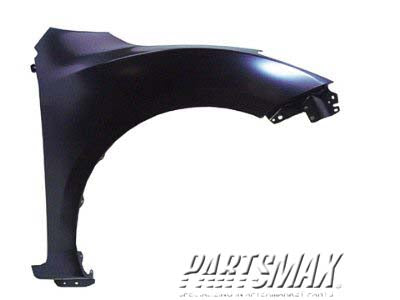 1241 | 2010-2013 MAZDA 3 RT Front fender assy Sedan; w/Stone Guard; w/o Side Signal Lamps; w/o Molding Hole | MA1241163|BBM452111B