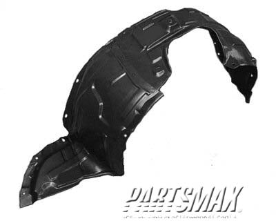 1249 | 2004-2006 MAZDA 3 RT Front fender inner panel fender liner; standard type | MA1249125|BP4K56130F