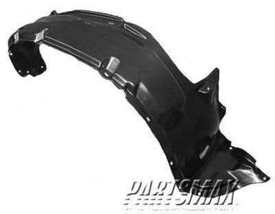 160 | 2001-2006 MAZDA TRIBUTE RT Front fender splash shield plastic | MA1251101|EC0156130K