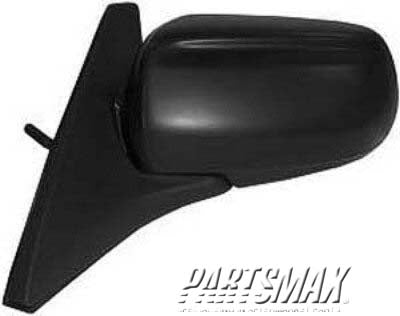 1700 | 1999-2003 MAZDA PROTEGE LT Mirror outside rear view manual remote; textured cap; black | MA1320129|BJ0E69180B