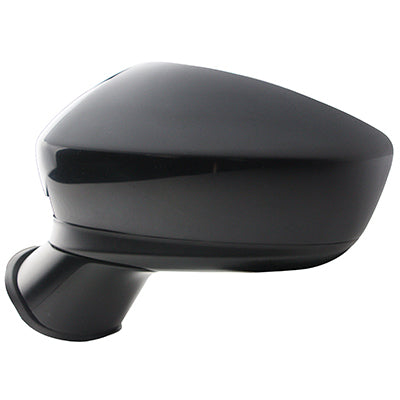 1320 | 2014-2015 MAZDA 3 LT Mirror outside rear view Mexico Built; Non-Heated; w/o Signal Lamp; w/o BSD; PTM; see notes | MA1320181|BHN969181E-PFM