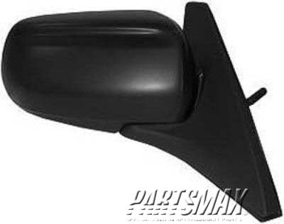 1321 | 1999-2003 MAZDA PROTEGE RT Mirror outside rear view manual remote; textured cap; black | MA1321129|BJ0E69120B