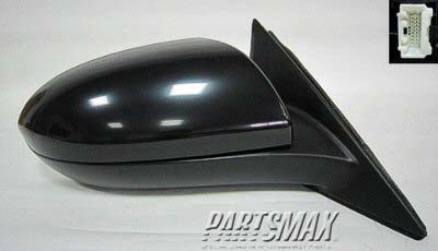 1321 | 2009-2013 MAZDA 6 RT Mirror outside rear view Power; Non-Heated; w/o Lighted Entry; w/Cover; PTM; see notes | MA1321163|GS3L6912ZB-PFM