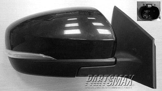 1321 | 2010-2015 MAZDA CX-9 RT Mirror outside rear view Power; Heated; Convex Glass; w/Signal Lamps; PTM; see notes | MA1321174|TG156912ZE-PFM