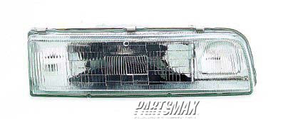 2502 | 1988-1992 MAZDA 626 LT Headlamp assy composite includes molding/mounting ring | MA2502102|8BGE51040A