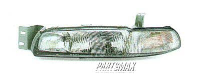 2502 | 1993-1997 MAZDA 626 LT Headlamp assy composite all | MA2502111|8DGV51040A