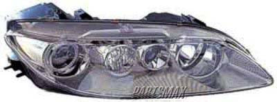 1160 | 2003-2005 MAZDA 6 RT Headlamp assy composite w/o fog lamps; lens & body | MA2503125|GK2A510K0E