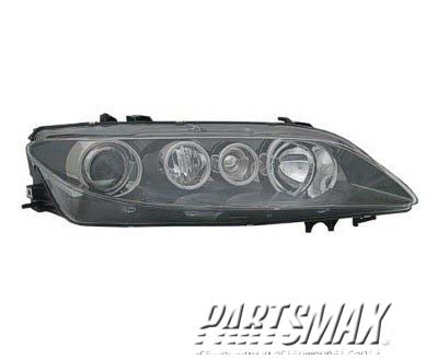 2503 | 2006-2008 MAZDA 6 RT Headlamp assy composite standard type; w/halogen | MA2503134|GP7A510K0B