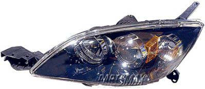 2518 | 2004-2009 MAZDA 3 LT Headlamp lens/housing H/B; Halogen | MA2518107|BN8F510L0E