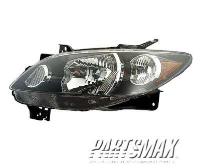 2518 | 2004-2006 MAZDA MPV LT Headlamp lens/housing w/rocker moldings | MA2518110|LE46510L0C