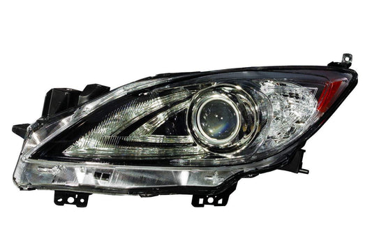 2518 | 2010-2013 MAZDA 3 LT Headlamp lens/housing Sedan; HID; w/o Auto Level Control; w/DRL | MA2518149|BBN251041S