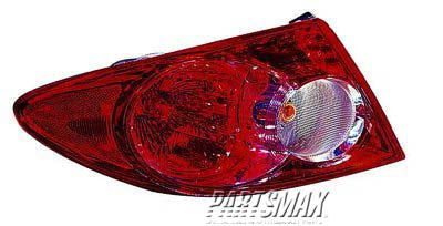2800 | 2003-2005 MAZDA 6 LT Taillamp assy quater panel mounted | MA2800118|GK2A51160C