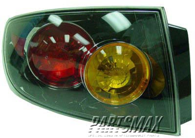 2070 | 2004-2006 MAZDA 3 LT Taillamp assy 4dr sedan; w/sport bumper | MA2800127|BN8R51160E