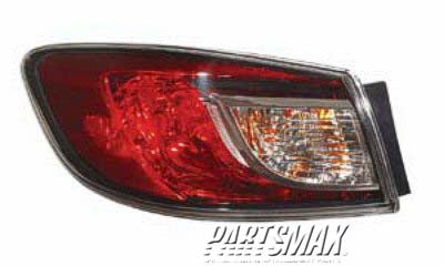 2070 | 2010-2013 MAZDA 3 LT Taillamp assy Sedan; Std Type | MA2800144|BBM451160G