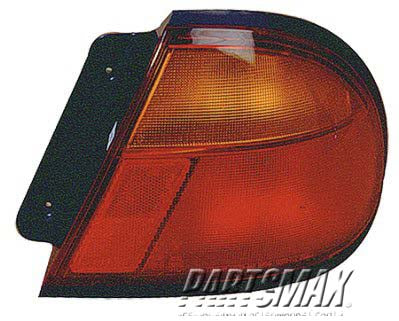 2801 | 1996-1998 MAZDA PROTEGE RT Taillamp assy all | MA2801110|BE5H51150